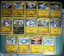 Pokemon TCG Dratini & Dragonair 14x Unique Card Bundle All English Mixed Sets