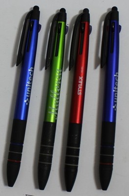 4pcs 3-color ballpoint pens, promotional ballpoint pens, pen, pencil (V42)