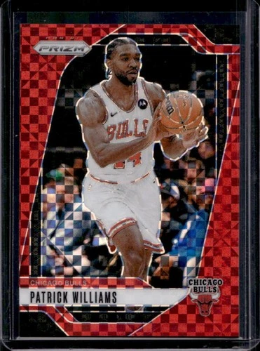 2024-25 Panini Prizm Patrick Williams Red Power #/75 Bulls