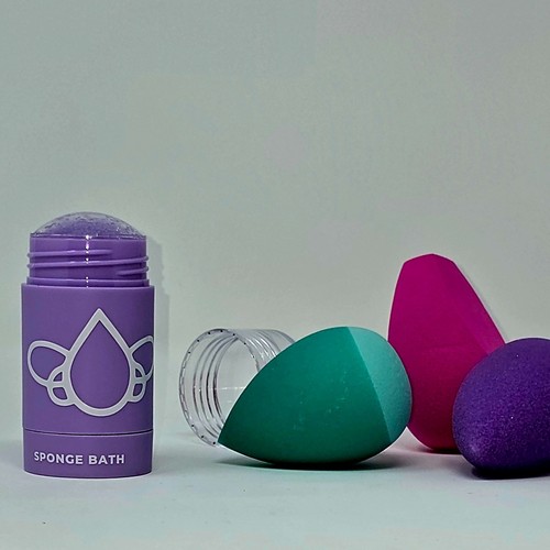 Twist-Up Trucco Spugna Cleaning Bar - Schiuma Rapida, Facile Risciacquo, Rimozione Batteri - Foto 5 di 5