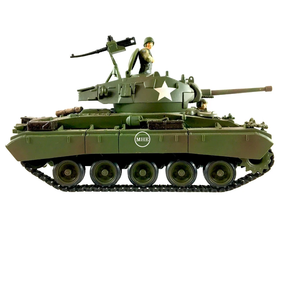 21st Century Toys Ultimate Soldier 1:32 Segunda Guerra Mundial Ejército de los Estados Unidos M24 tanque de café y tripulación Foto 3 de 4