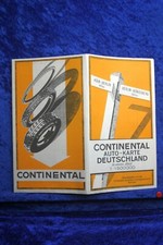 Continental Stra&szlig;enkarte Deutschland Prospekt (E#031) Nachdruck Archiv Verlag