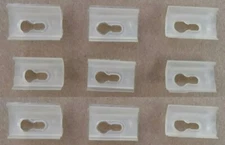 8 NOS SIDE WINDOW REVEAL CLIPS! FOR CADILLAC & BUICK FLEETWOOD ELECTRA DELTA ETC