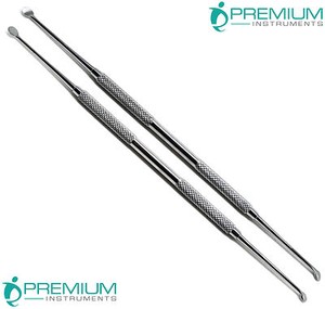Curette Dentali Set Di 3 Strumenti Per Rimozione Curettage Dentale - Foto 13