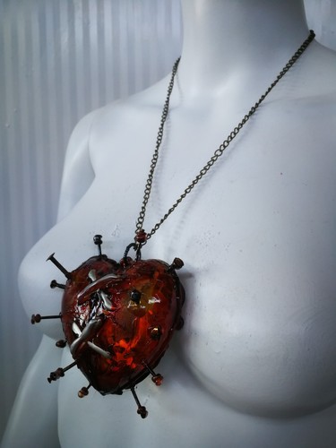 Black Magic Talisman Pendant Amulet Dark Voodoo Evil Ritual Haunted Broken Heart - Picture 5 of 24