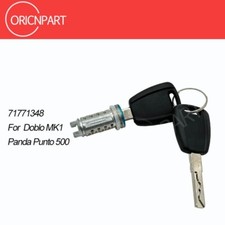 71771348 Front Rear Door Barrel Lock Cylinder Keys For Fiat Doblo Punto 99-10