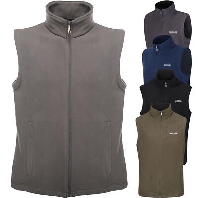 Regatta Men Gilet Tobias Lightweight Micro Fleece Full Zip Bodywarmer Vest  S-5XL UK