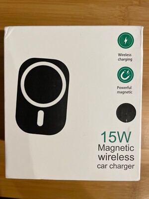 15W Magentic Car Charger for Apple Qi Auto halter Saugnapf