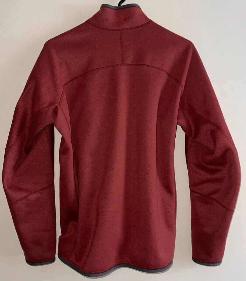 ARCTERYX SNIPER ZIP JACKET POLARTEC WIND PRO MENS M MADE IN CANADA REDWOOD - Image 3 of 3