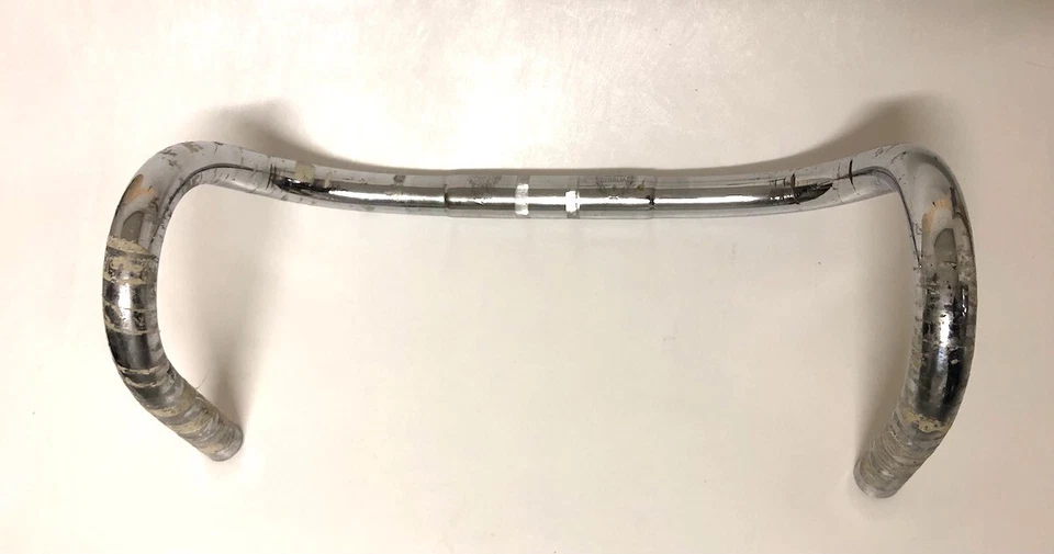 Vintage Cinelli model #17D Giro d Italia steel drop handlebars. 37.5 cm/25.4