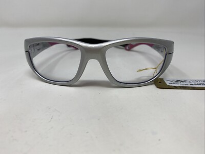 Wiley X VICTORY 1412 SILVER/MAGENTA 51-18-125 SAFETY EYEGLASSES FRAME &H02