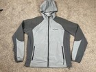 Columbia Jacket Mens XL Full Zip Hooded Softshell Windbreaker Outdoor Camping