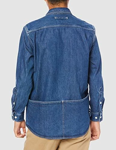 (Snow Peak) Snowpeak Field Utility Pullover Sh-17Su 201 In Indigo Blue S