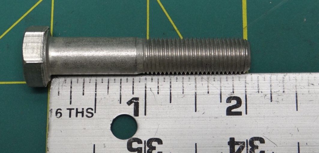 Hex Head Machine Bolt 3/824 x 2" DG F593C Stainless Steel, Qty 10 eBay