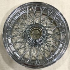 New Dunlop Chrome Wire Wheel Austin Healey 3000 Mga Lotus Elite Triumph Tr3 Tr4