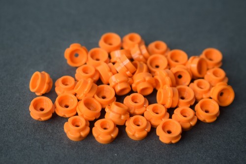 Lego 24866 Plate 1x1 with Flower Edge 5 Petals Select Colour Pack of 40 - Picture 2 of 9