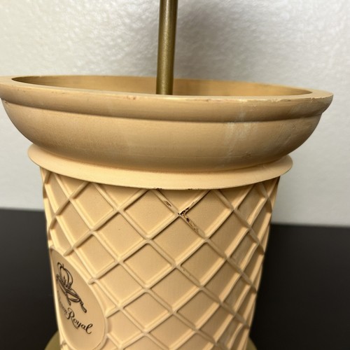 Rare Crown Royal Vanilla Whiskey Ice Cream Cone Store Display For Mini Shots 23” - Picture 9 of 22