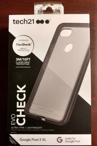Tech21 Google Pixel 2 XL Case Evo Check - Smokey/Black