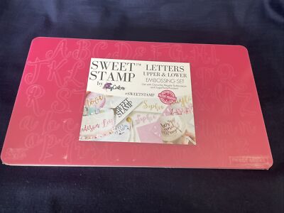 sweet stamp ''Letters'' Groß- und Kleinbuchstaben Prägesatz für Kuchen