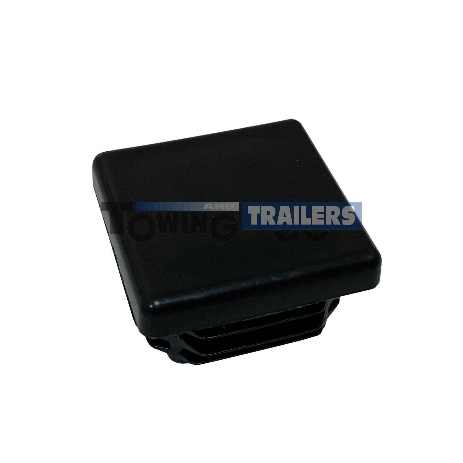 5 x 30 x 30mm square box section plastic tube inserts blanking caps ...