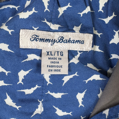 NWT Tommy Bahama Men's Oceanside Poplin Pull-On 8" Cotton Stretch Gray Shorts XL - Imagen 8 de 15