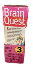 Brain Quest Grade 3 Age 8-9 Home School Learning Mind Challenge Brain Teacher