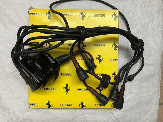 Ferrari 275 250 330 distributor caps and full wire set Magneti Marelli