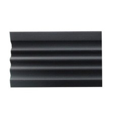 PIATTINA ONDULATA PVC NERO MM 90 X 2 1 METRO ACCESSORI GOMMONI