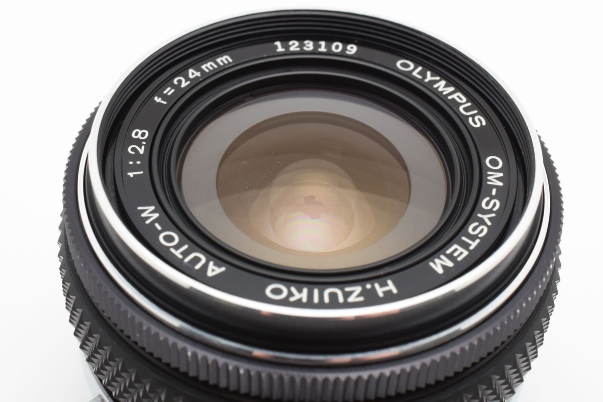 N.MINT] Olympus OM-System H.Zuiko Auto-W 24mm f/2.8 MF Prime Lens