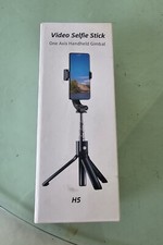 Gimbal Stabilizer Bluetooth Remote Foldable Selfie Stick Tripod Monopod w/LED US