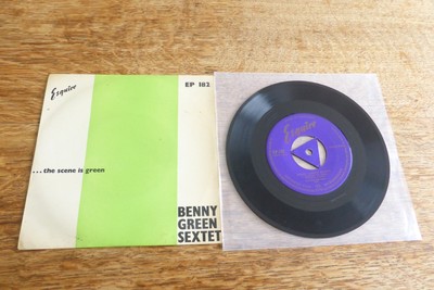 Benny Green Sextet The Scene Is Green UK '55 1st Esquire Tri EP. 182 Bebop 7'' EP