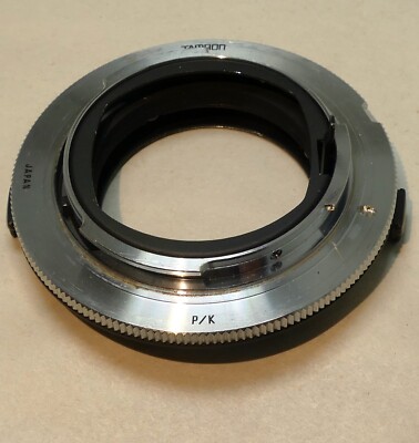Tamron Adaptall Lens to Pentax P/K Camera mount adapter Ring Black
