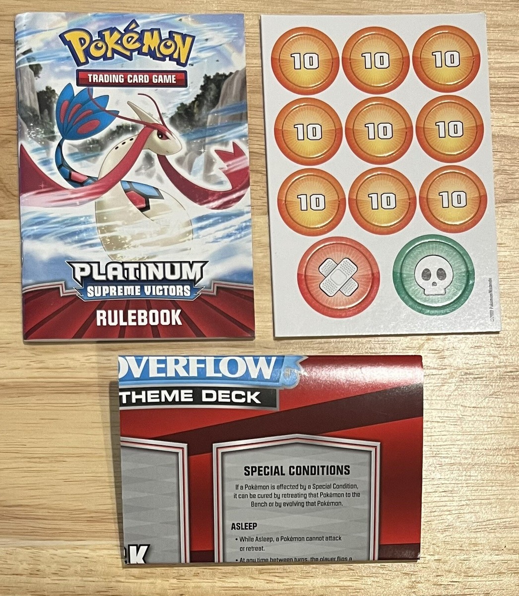 Pokmon Platinum Supreme Victors Rulebook & Cardlist With Playmat | eBay Pokmon Platinum Supreme Victors Rulebook & Cardlist With Playmat | eBay