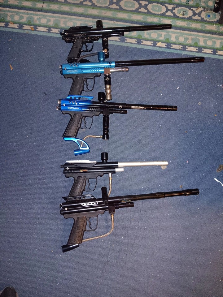 5.....rebuilt Piranha Paintball Marker Rebuilt Bundle...bmm,r6,don,ann