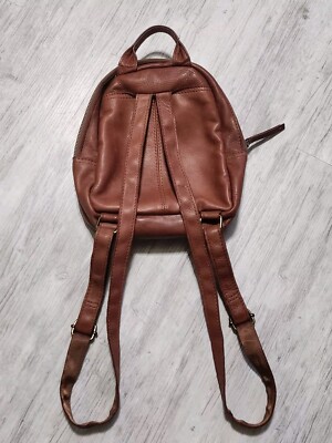 3pc leather backpack purse Schneiders Tooled Leather Backpack, Brown