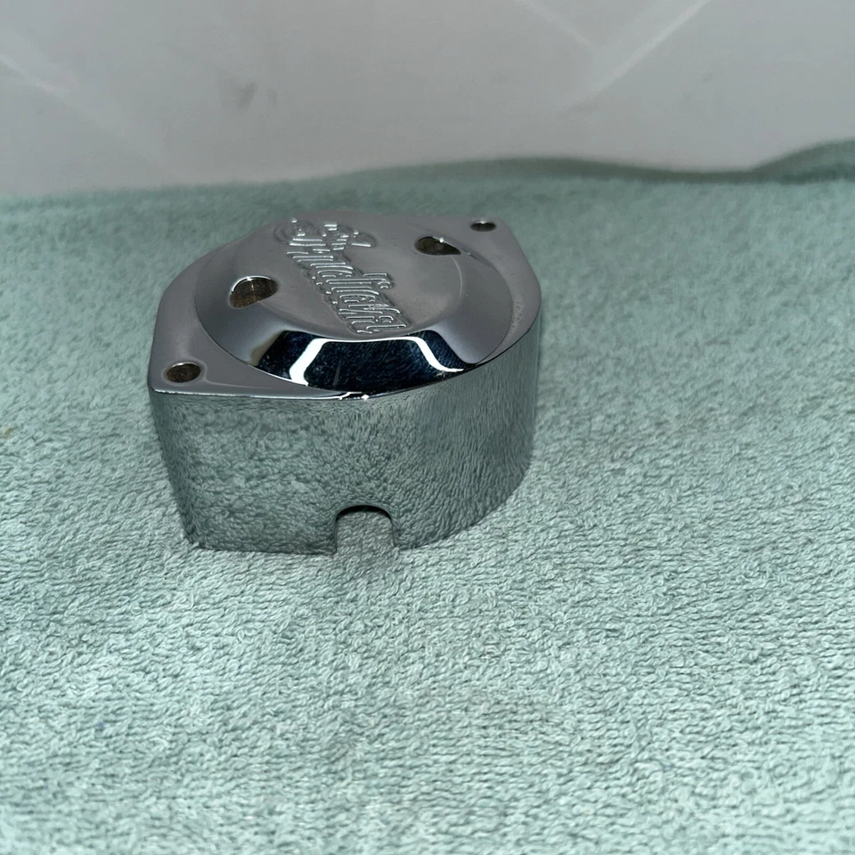 Cubierta de tapa de arranque cromada para motocicleta Gilroy Indian 94-702, Scout-Spirit 00-03 Foto 3 de 4