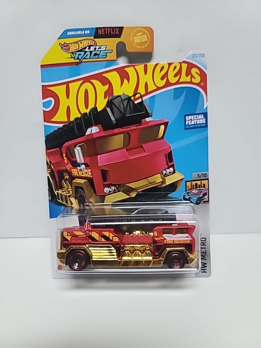 Hot Wheels 5 ALARM Fire Truck #125/250 2024 HW Metro 3/10