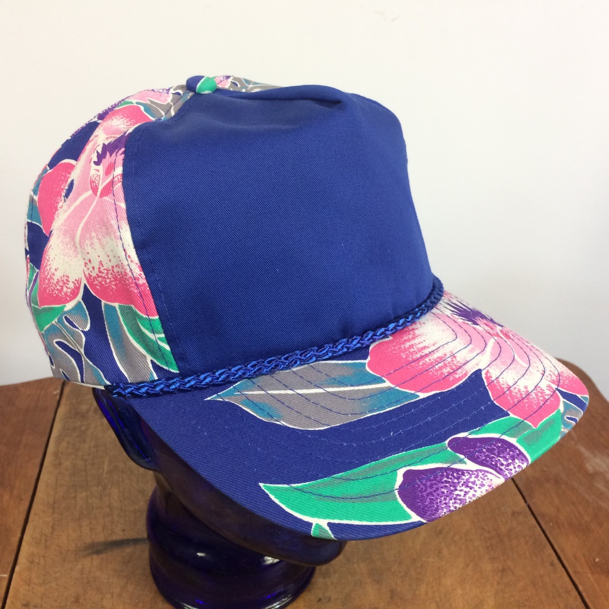 Vintage 80s Hawaiian Floral Surf Neon Beach Volleyball Grunge