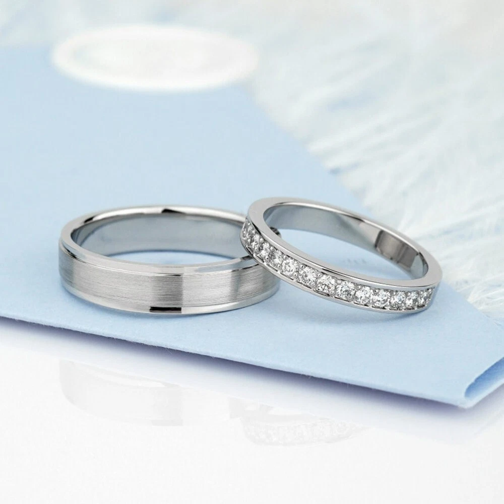 Diamond wedding sale ring for couple