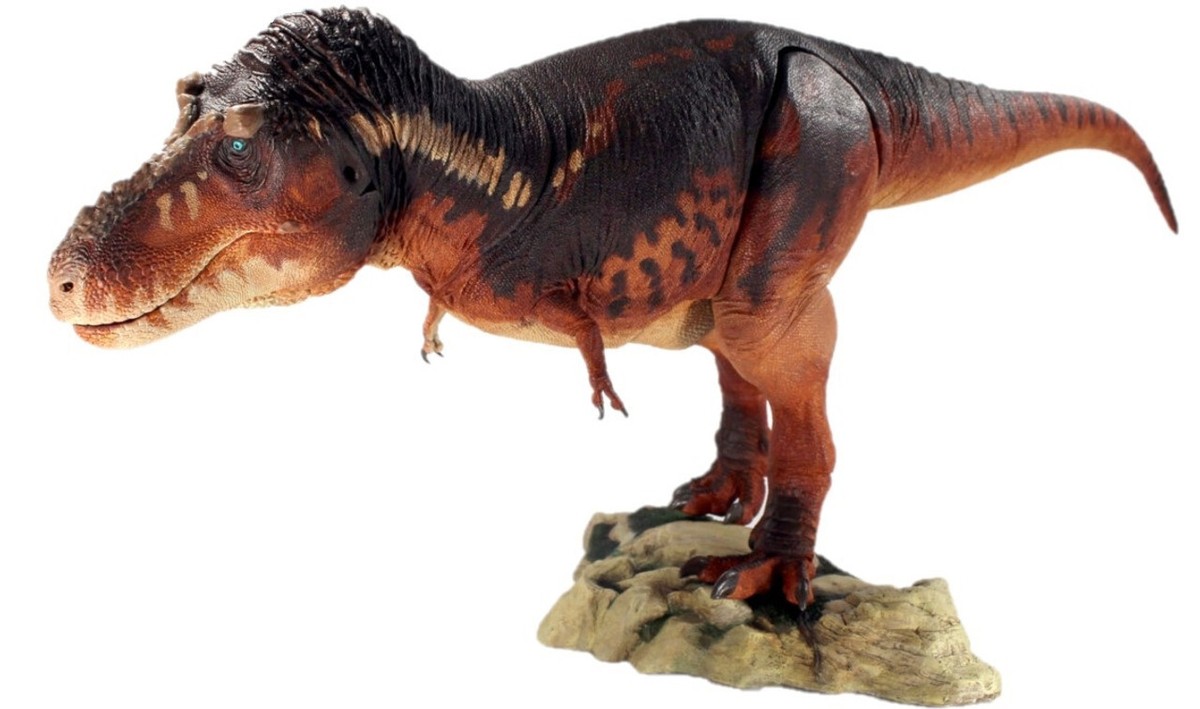 Tyrannosaurus rex 1:18 Painted Brown Dinosaur Beasts of the