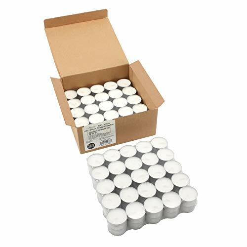 Stonebriar Long Tealight Candles, 6 to 7 Hour Extended Burn Assorted Sizes 