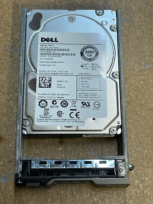 DELL 300GB 10K 6G SFF 2.5'' SAS HDD ST300MM0006 With 13th Gen Tray