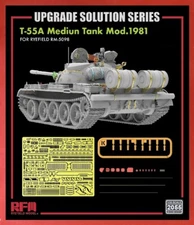 RyeField RM2055 1/35 T-55A Medium Tank Mod.1981 Upgrade Solution - USA Shipping