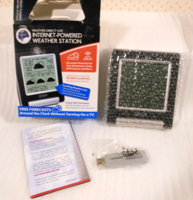 La Crosse Technology Weather Direct WD-3106UR-B 4 Day Internet Powered Wireless