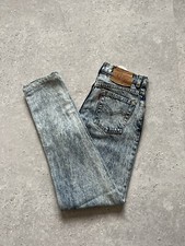 Vintage 80s Levis Jeans Student Size W30L30 Blue Stone Wash Made in AUS