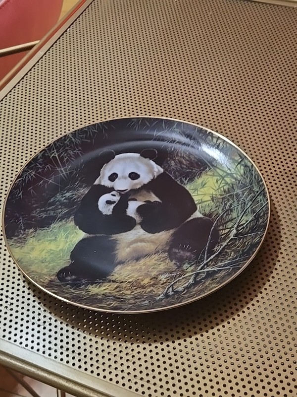 The Panda Will Nelson 1988 Collector Plate W L George Fine China 1st Issue JJ#52