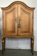 Kabinettschrank Louis XVI. um 1780 süddt. Eiche Inneneinrichtung