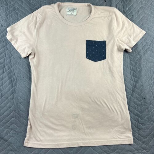 Abercrombie & Fitch Shirt Mens XS Pocket Tee Preppy Soft