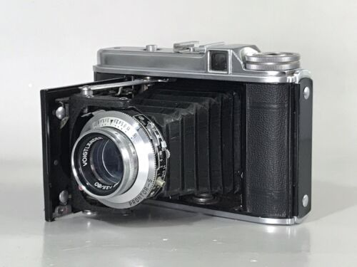*RARE* Voigtlander Perkeo I Camera w/ Color Skopar 80mm f/3.5 Lens - As Is
