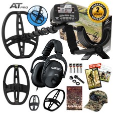 Garrett AT Pro Underwater Metal Detector Spring Special 2 Coils  Accessories